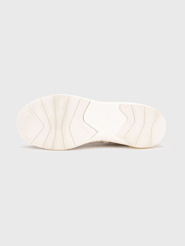 Suede and textile sneakers - 5