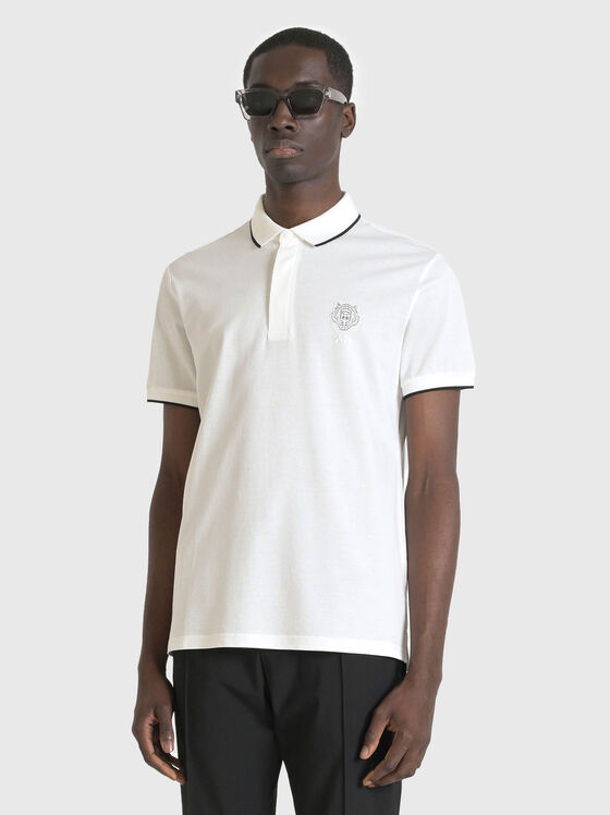 Polo shirt with print and logo detail  - 1