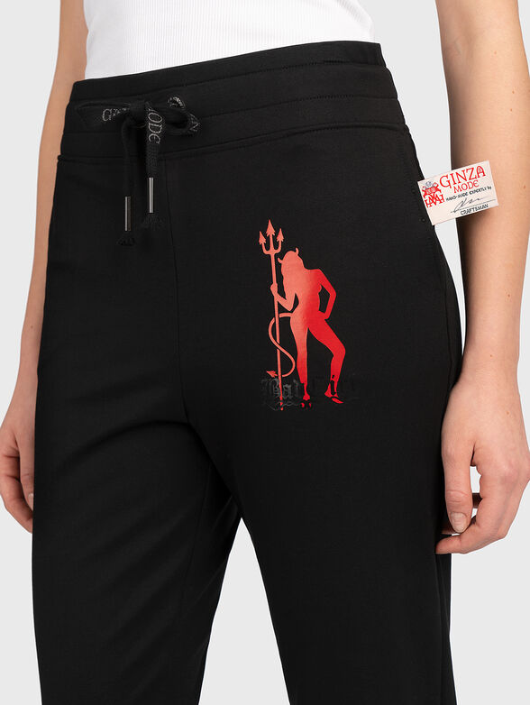 JL004 sports trousers with contrasting print - 2