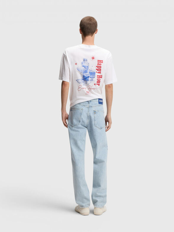 Straight-leg jeans with a logo detail - 2