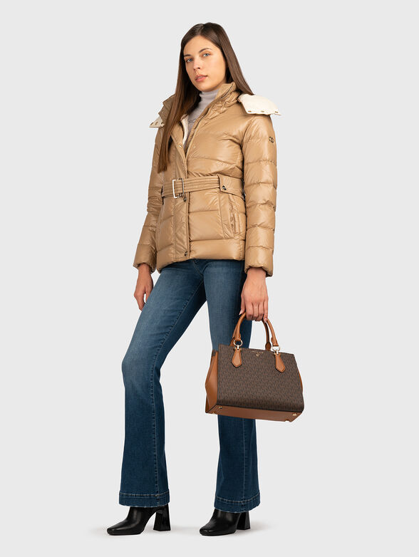  Jacket with hood and waist belt - 2