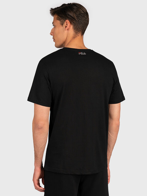 JANTO T-shirt in black with logo print - 3