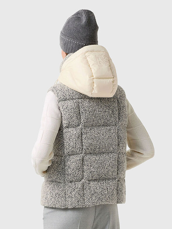 FALKA wool and silk vest - 3