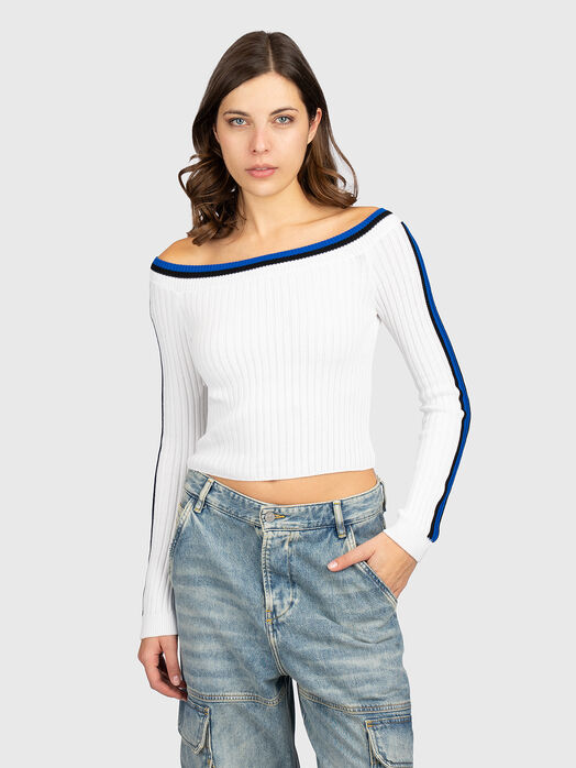 Off-shoulder sweater