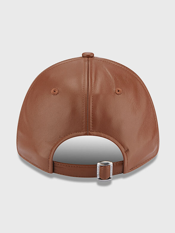 NEYYAN brown leather cap - 2