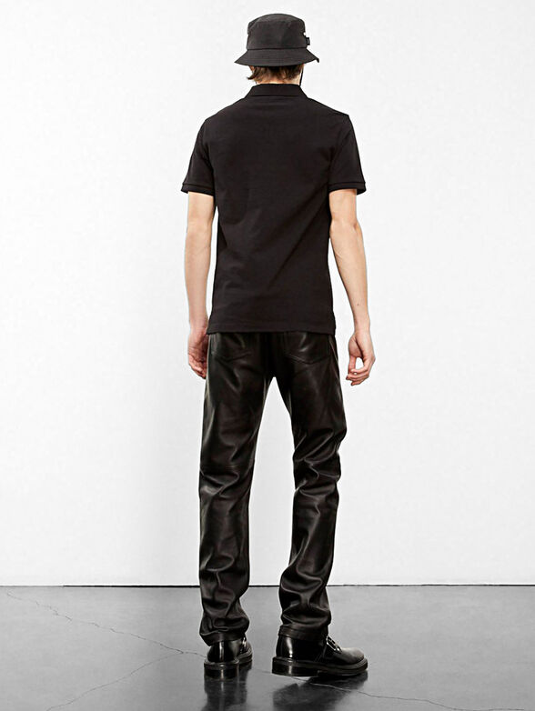 Polo-shirt in black color - 3