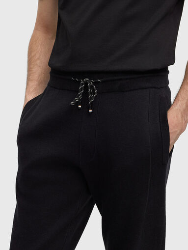 Tracksuit bottom in cotton and wool - 4