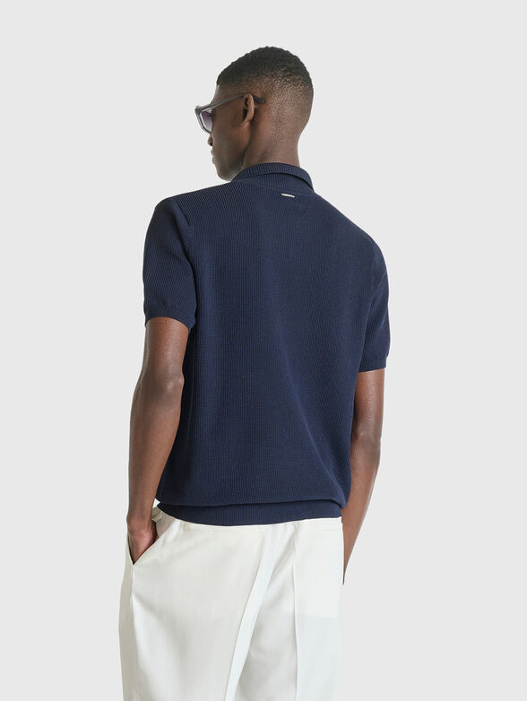 Dark blue polo shirt - 2
