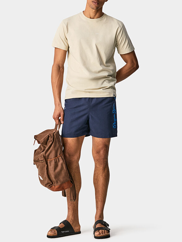 RODD beach shorts contrasting ties - 4