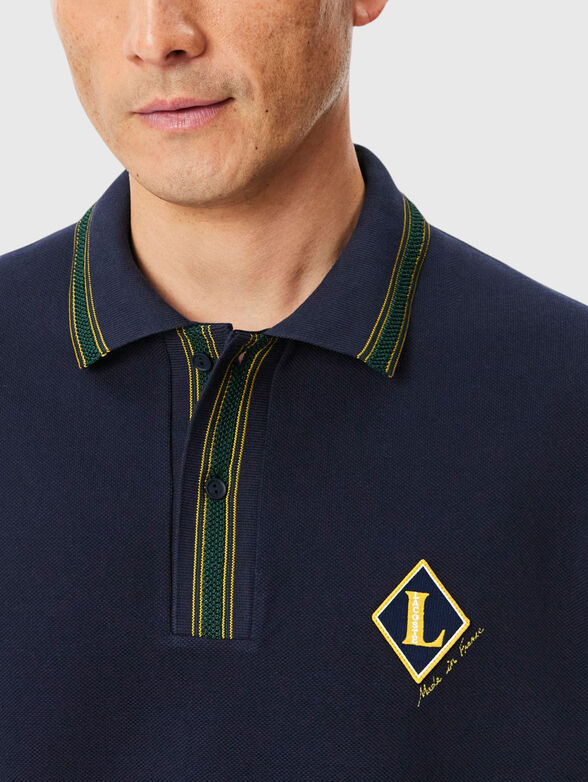 Dark blue polo shirt - 4