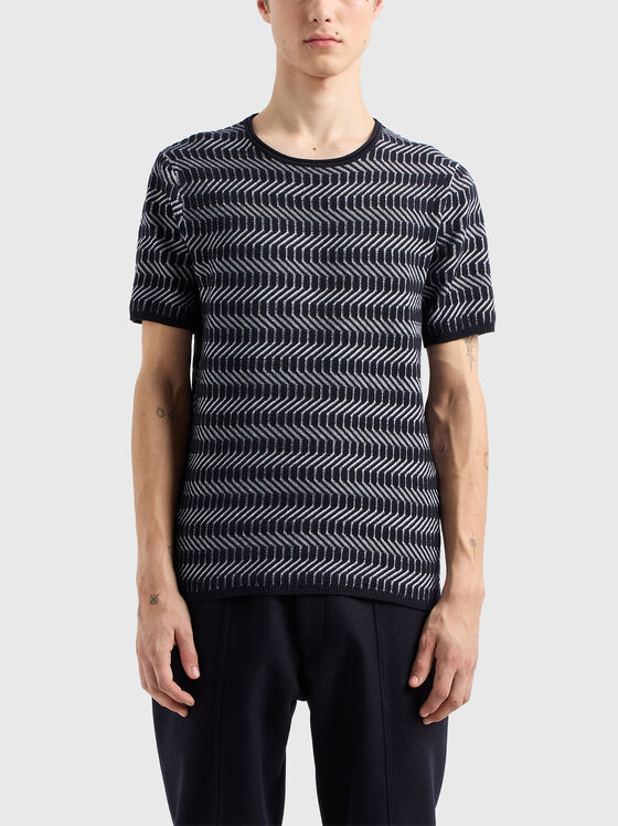 Пуловер с къс ръкав - 1