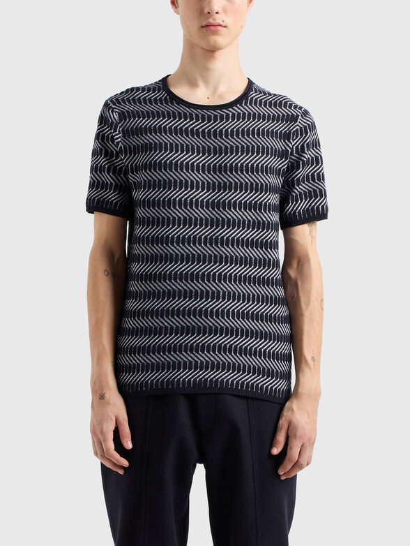 Short-sleeved sweater - 1