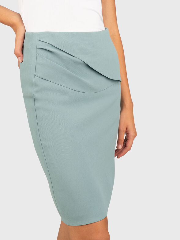High waisted mini skirt - 3
