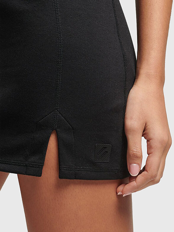 CODE TECH black mini dress - 4