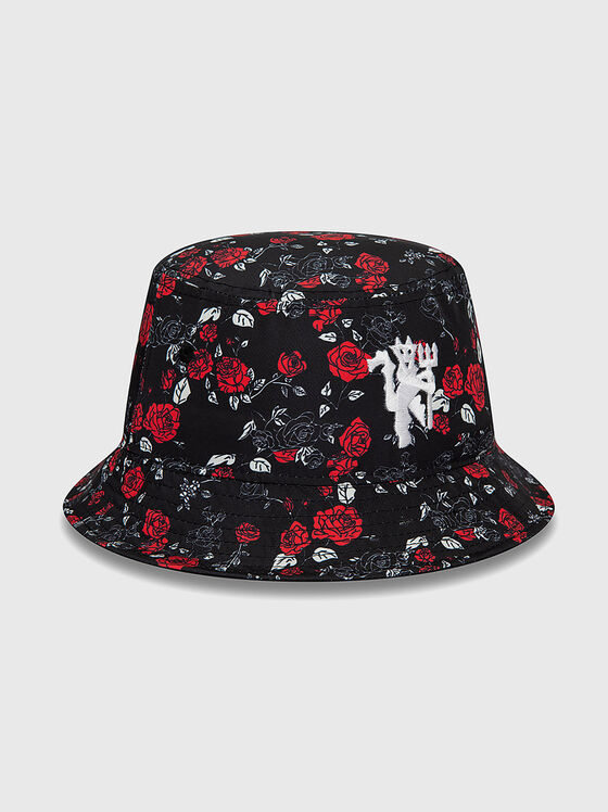 Bucket hat with floral print - 1