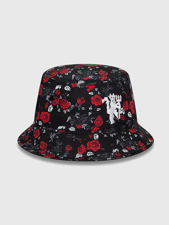 Bucket hat with floral print - 1