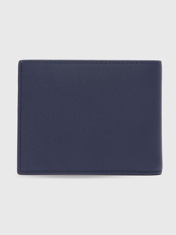 Navy leather wallet - 2