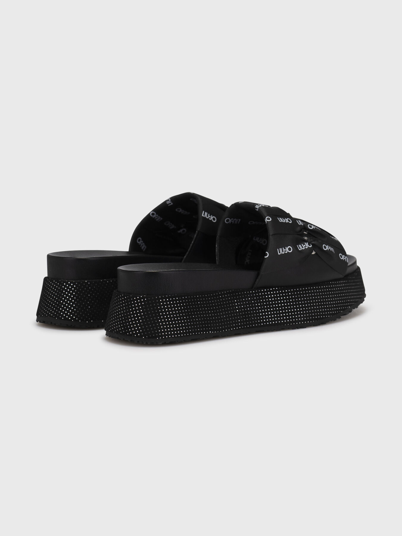 FRIDA black platfrom sandals brand LIU JO