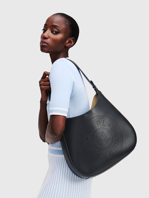 Leather bag with logo - 2