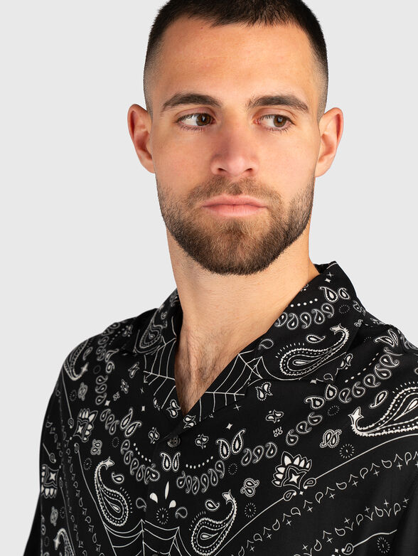 ESPINO short sleeve shirt with accent print - 4