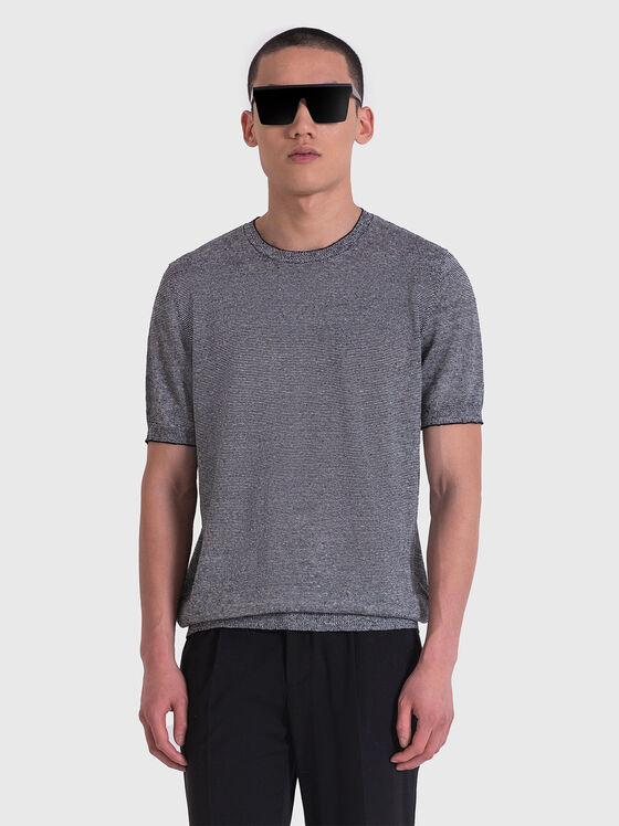 Sweater in linen blend - 1
