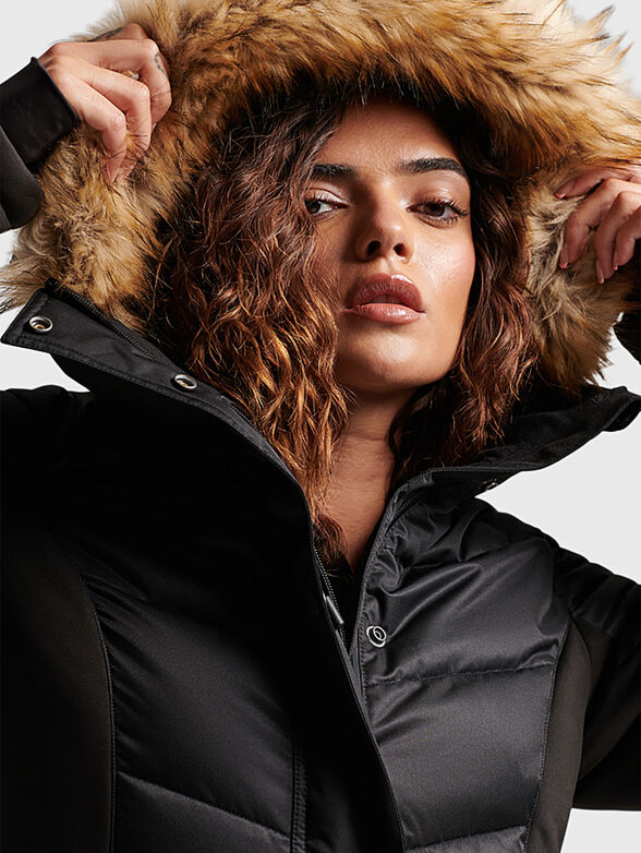 SNOW LUXE padded jacket with hood  - 6