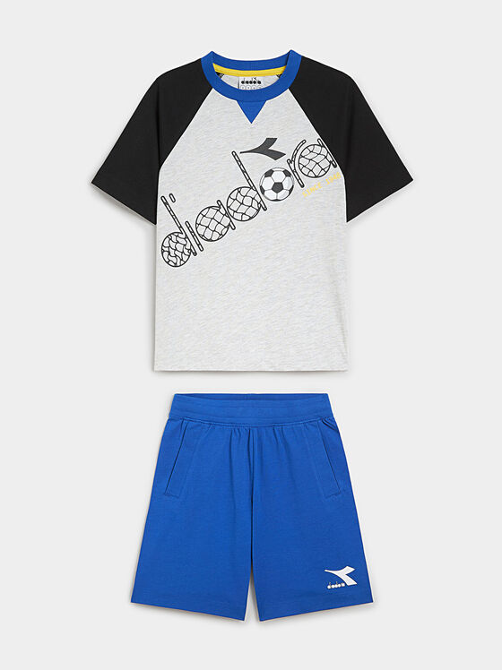Two-piece sports set in black color - 1