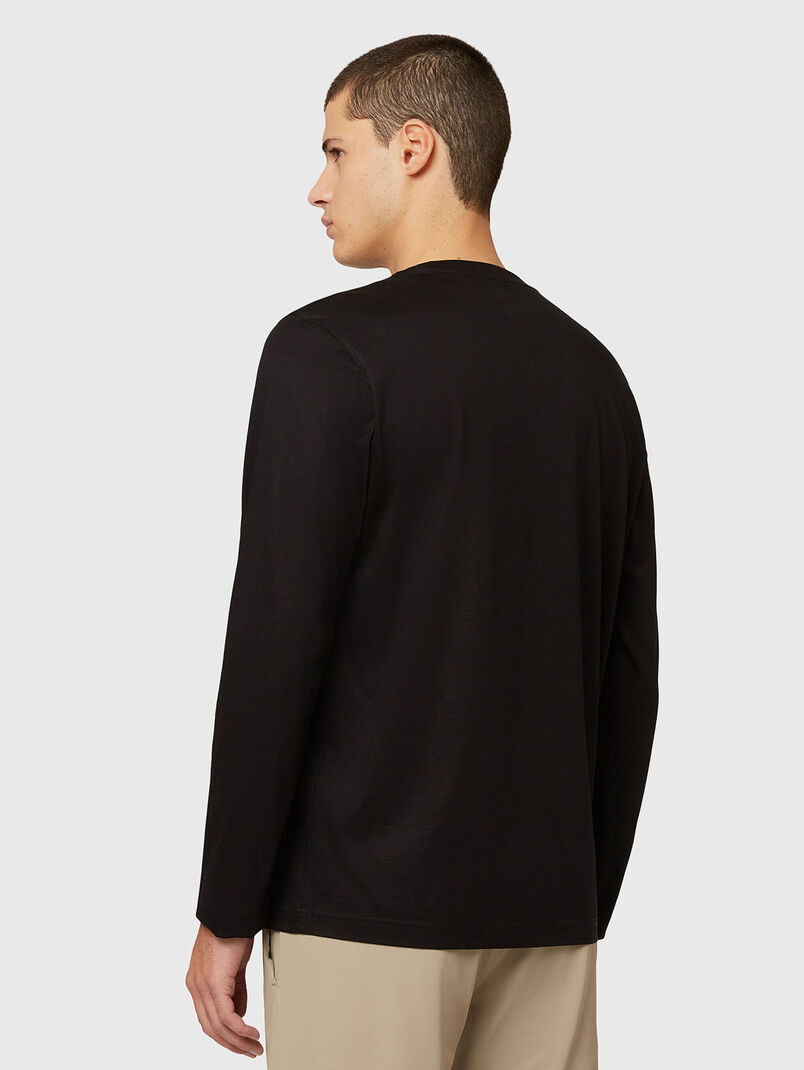 Black cotton blouse - 3