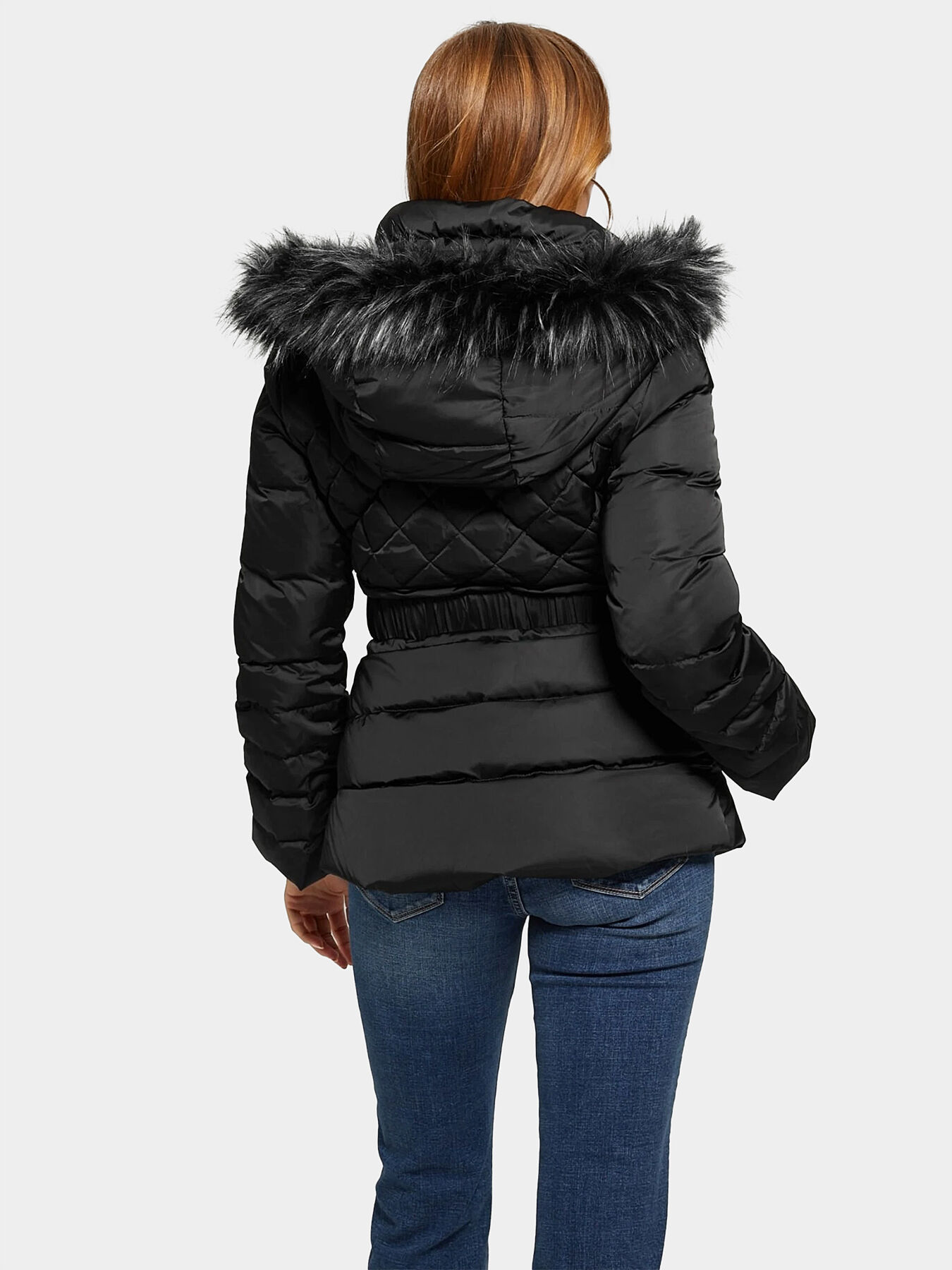 Guess LAURIE ジャケット LAURIE down jacket in black color brand GUESS