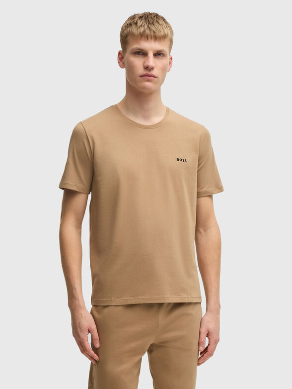 Cotton T-shirt with logo detail - 1