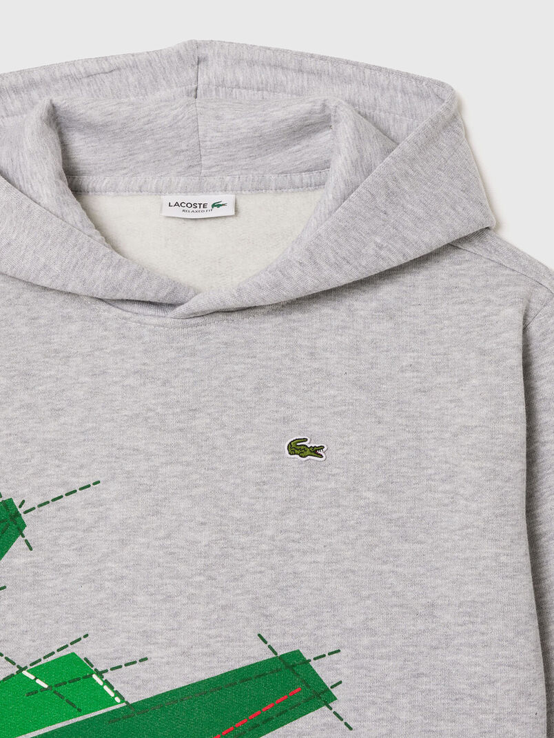 Green sweatshirt with logo - 3