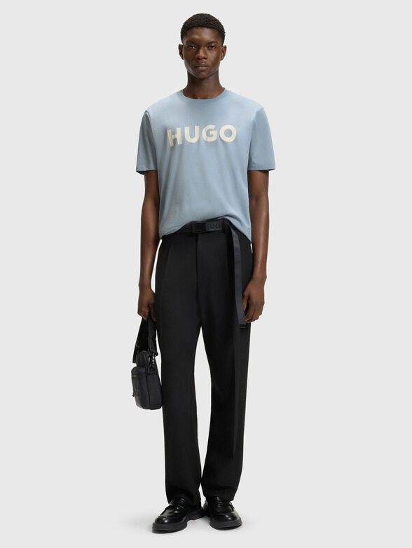 DULIVIO beige T-shirt with logo lettering - 2