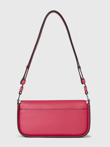 K/SIGNATURE CB black leather bag with gold logo - 3