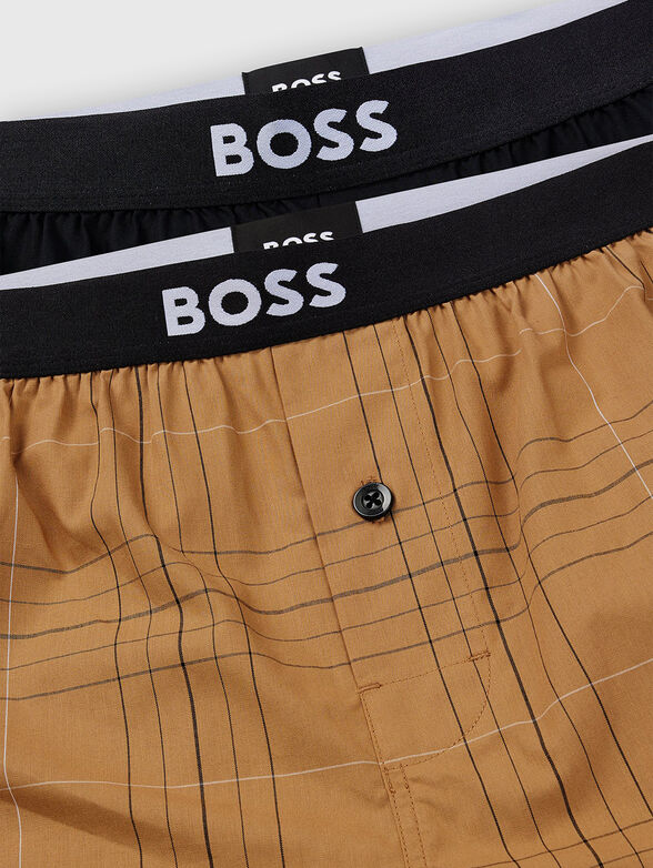 Two-pack boxers with logo waistbands - 5