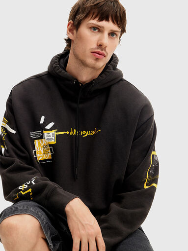 ANUAR sweatshirt with contrast print - 5
