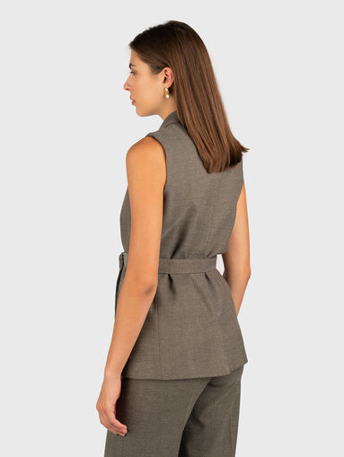 Vest with waist belt - 3