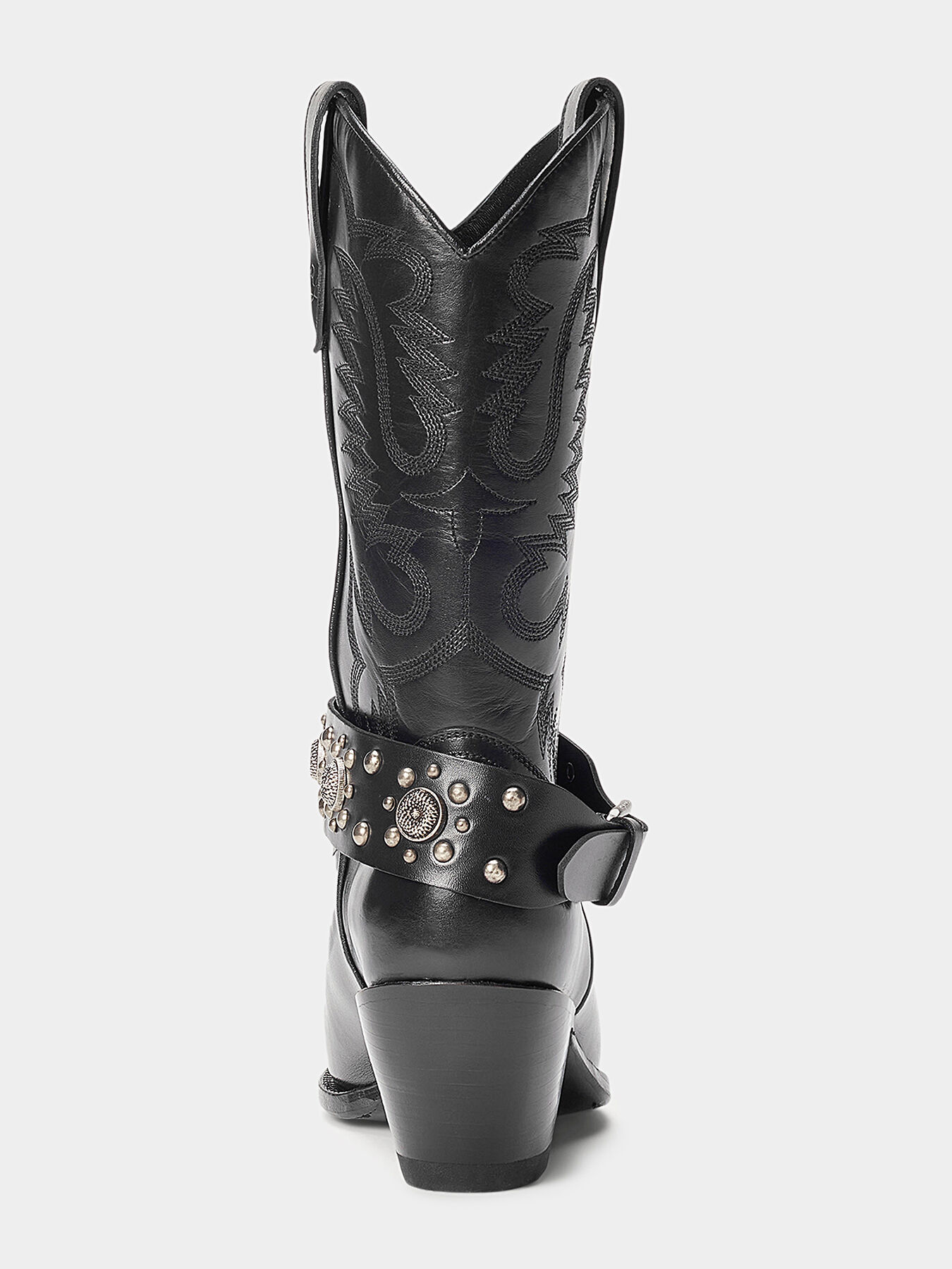 Boots with Western-style stitching brand POLO RALPH LAUREN