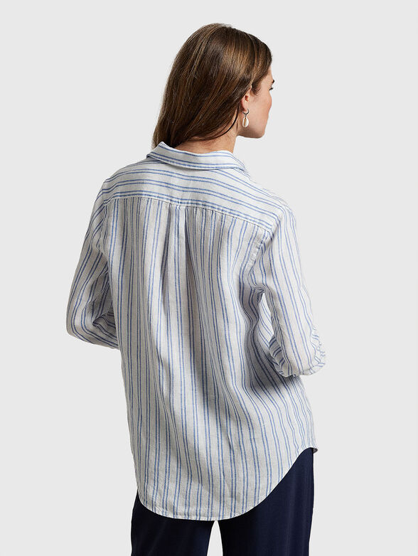 Striped linen shirt - 3