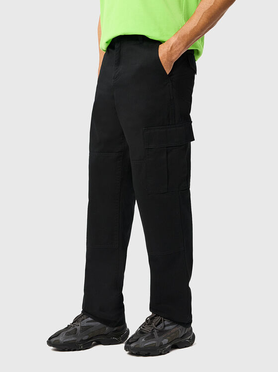 Cotton cargo pants - 1