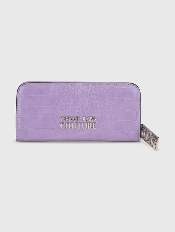 Wallet with croco texture - 1