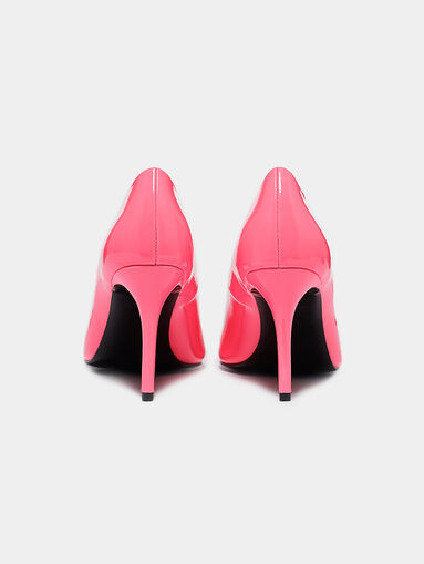 Pink stilleto high heels - 4
