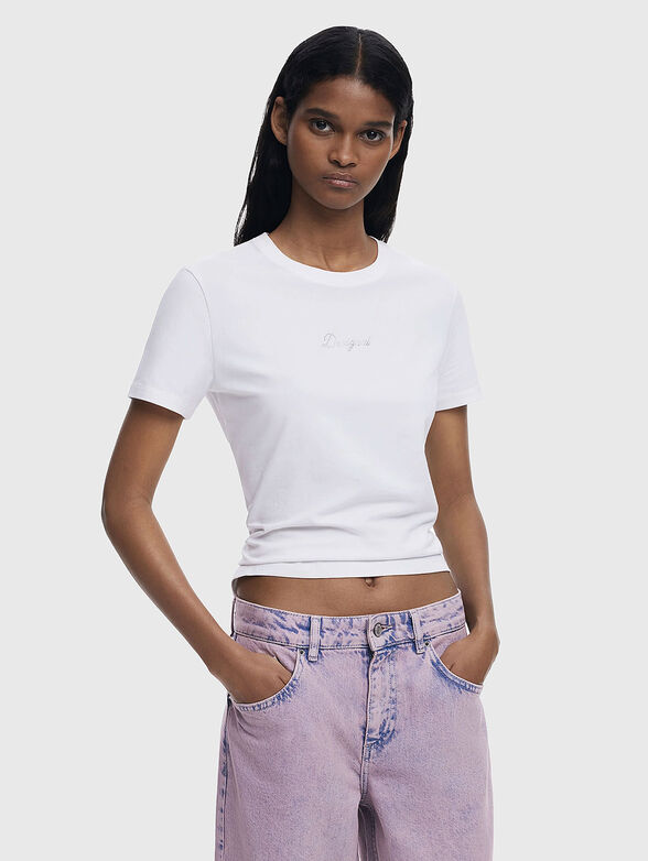 Purple jeans with logo detail - 5