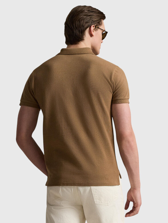 Cotton polo shirt with buttons - 3