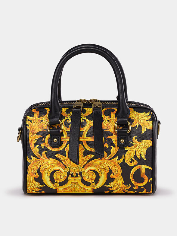 Handbag with contrasting print - 1