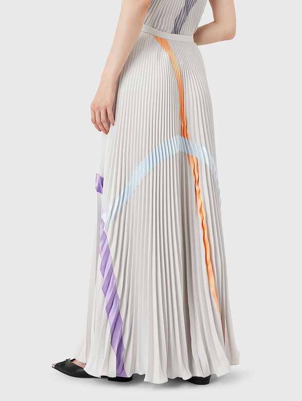 Geometric print pleated skirt - 2