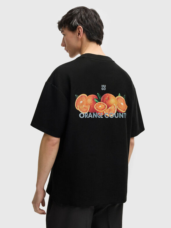 Cotton T-shirt with print - 2