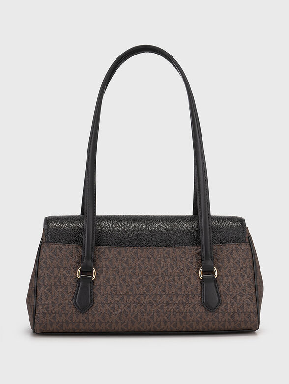 Bag with accent monogram logo print - 2