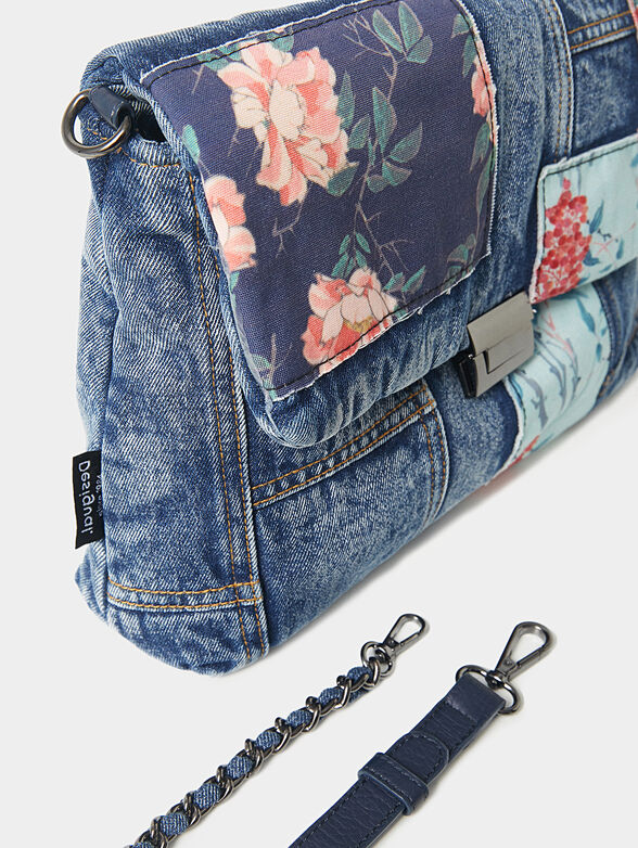 VERA bag with denim texture - 5