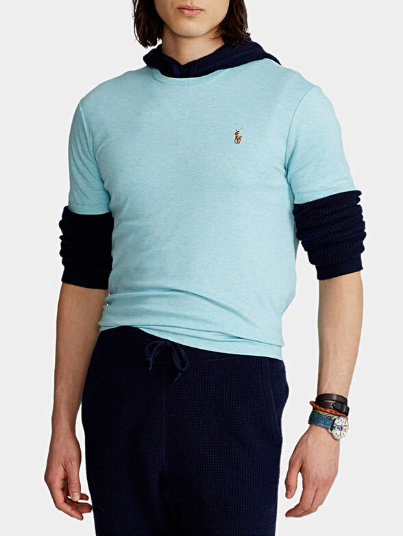 Cotton T-shirt with logo detail - 1