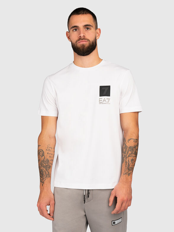 White cotton T-shirt  - 1